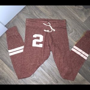 Charlotte Russe sweatpants varsity joggers
